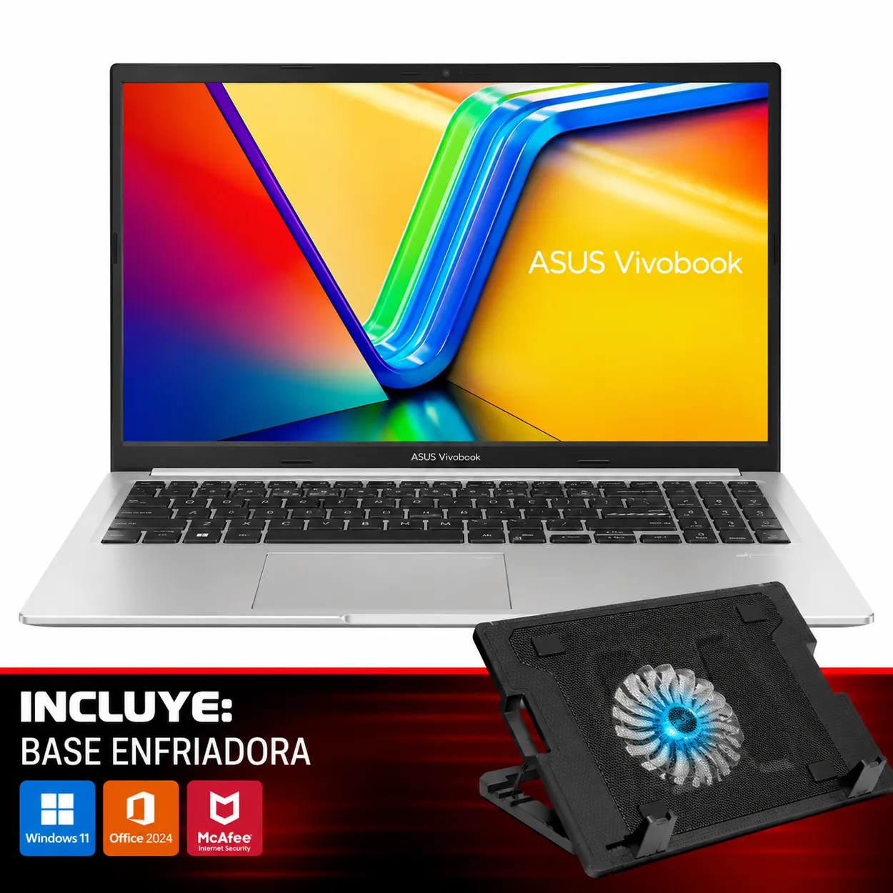 COMBO LAPTOP ASUS VIVOBOOK 15 M1502YA R7-7730U - 16GB - 512GB-SSD - 15.6" - ESP