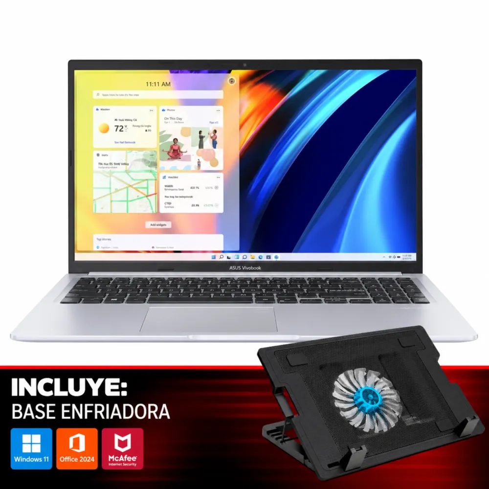 COMBO LAPTOP ASUS VIVOBOOK X1502V Ci7-13620H - 16GB - 512GB-SSD - 15.6" - ESP