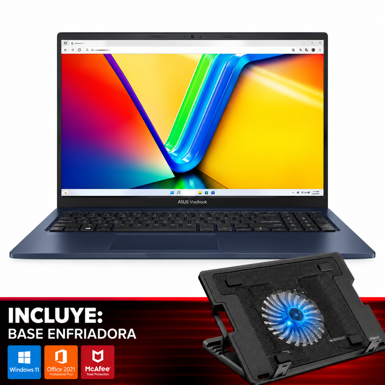 COMBO LAPTOP ASUS X1504VA INTEL CORE 5-120U – 16GB – 512GB-SSD – 15.6″