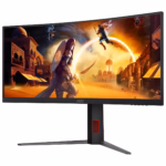 MONITOR LED 34" AOC CU34G4H CURVO 0.3MS - 200HZ - 3440X1440 - Imagen 2